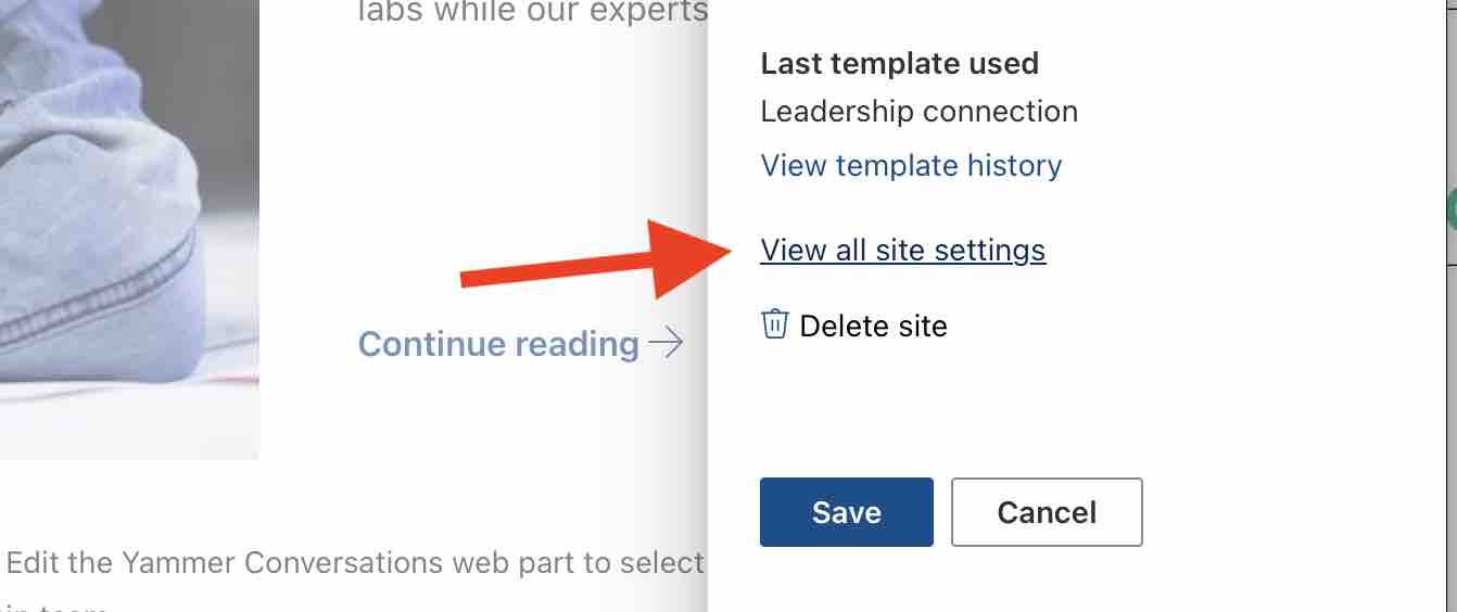 SharePoint - View all Site Settings